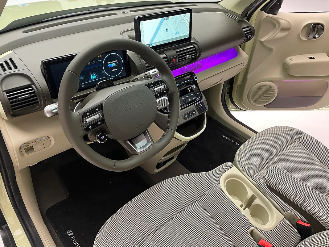 Siège conducteur d'une Hyundai Inster