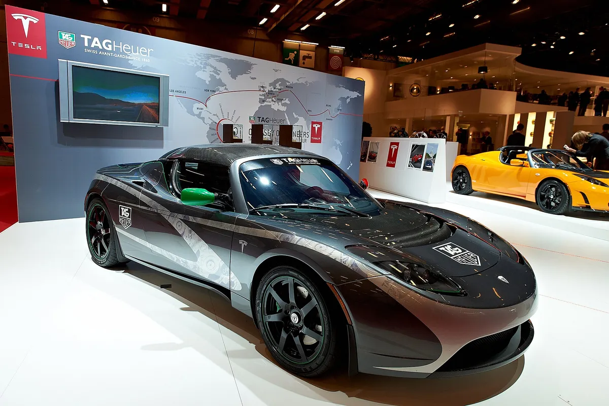 Une voiture électrique Tesla